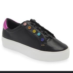 Kurt Geiger
Women's Black Liviah Love Platform Sneaker size 6